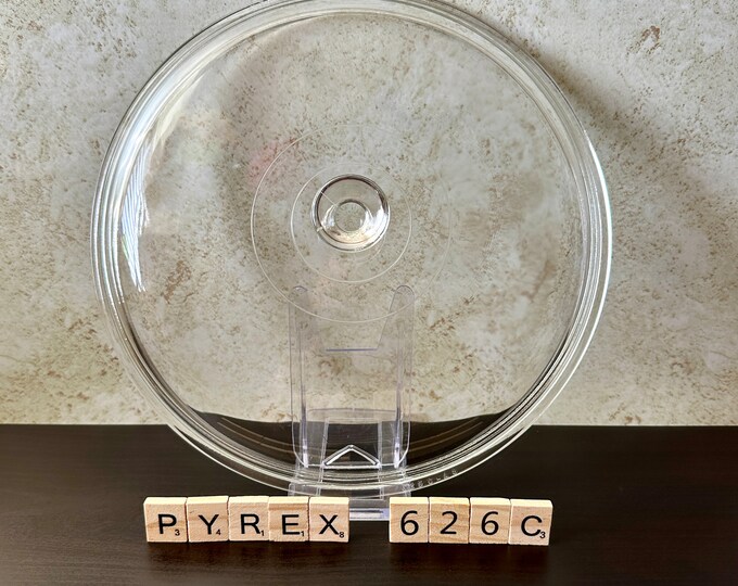 Pyrex/corning 626C Glass Lid Replacement Lids Vintage Replacement Casserole Glass Lids Crock