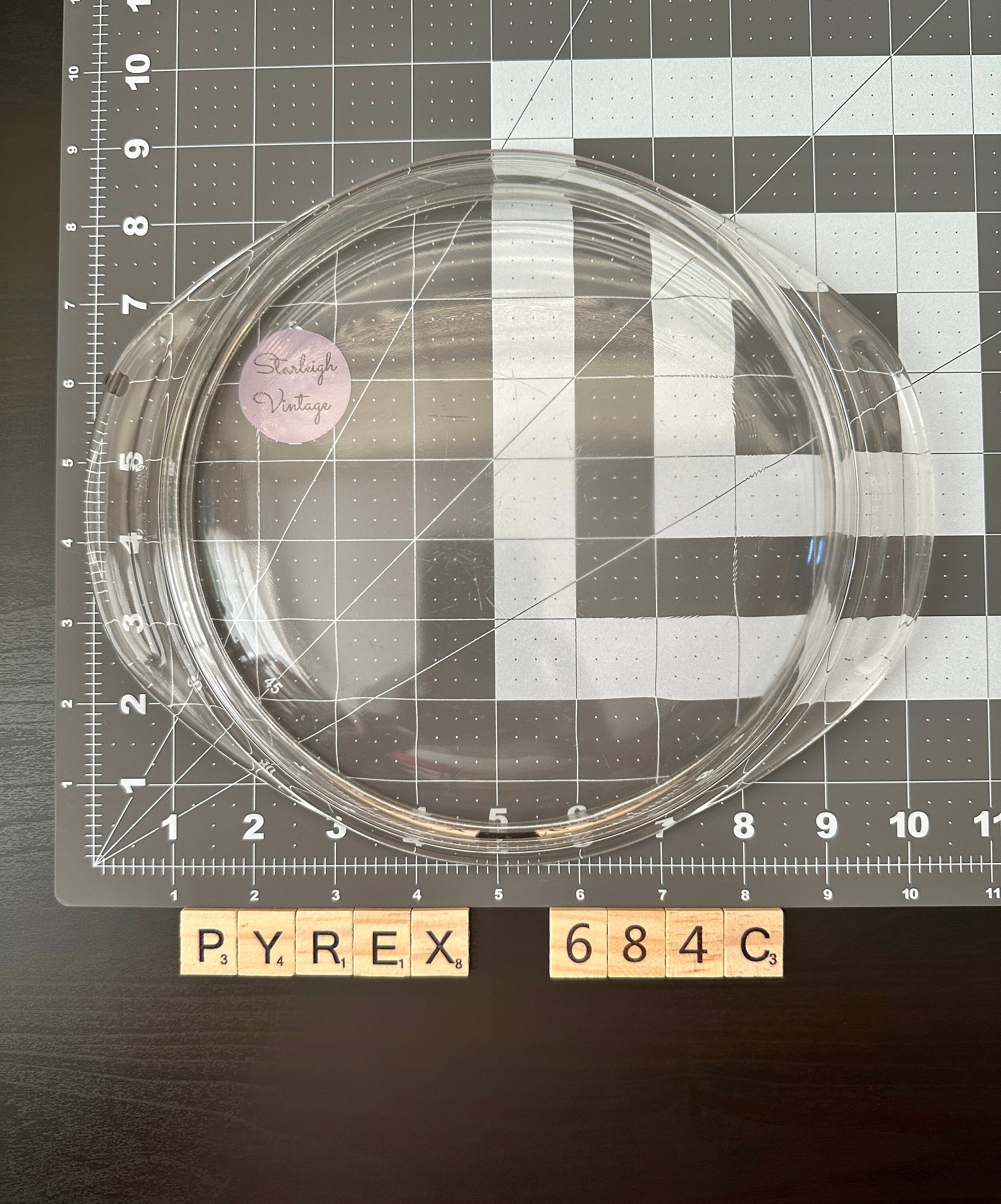 Pyrex/corning 684C Round Glass Lid Replacement Glass Lids Replacement
