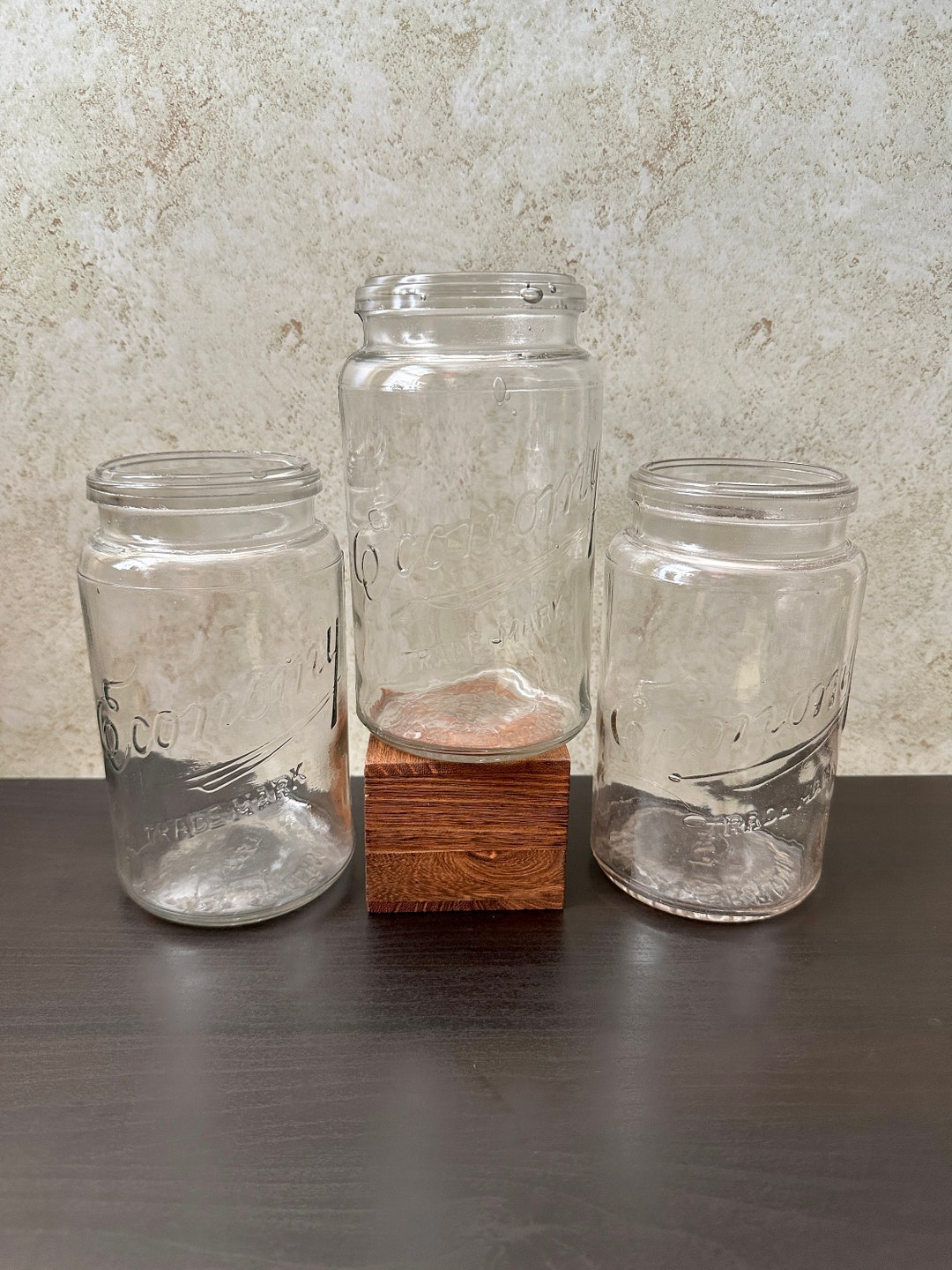 Antique Kerr Economy Glass Canning Jars sold Separately Etsy