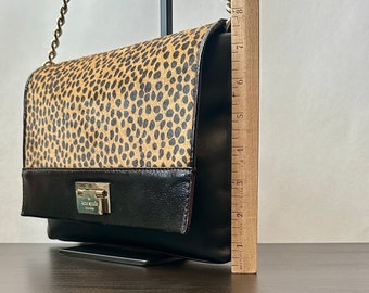 Kate Spade Leopard Black Leather Purse; Kate Spade New York