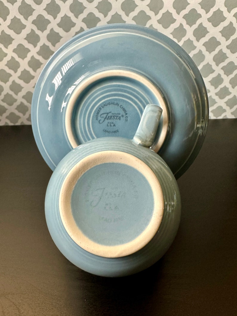 Fiesta Cup and Saucer Set Retired Colorseach Set Sold Separately by