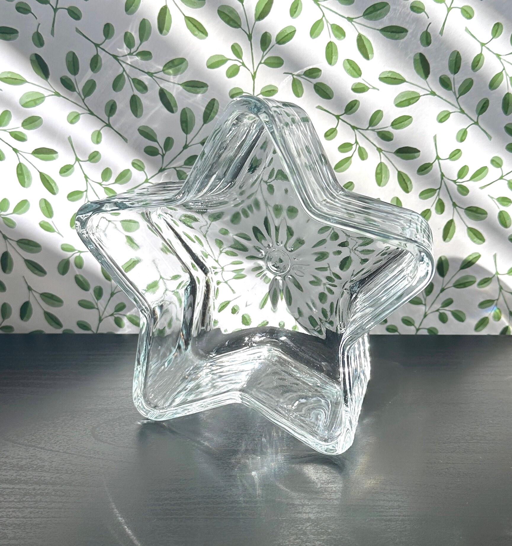 【即日発送】Age Factory ''STAR''Glass Dish Libbey Glass Company Star Shaped Glass Dish; Vintage Star Dish