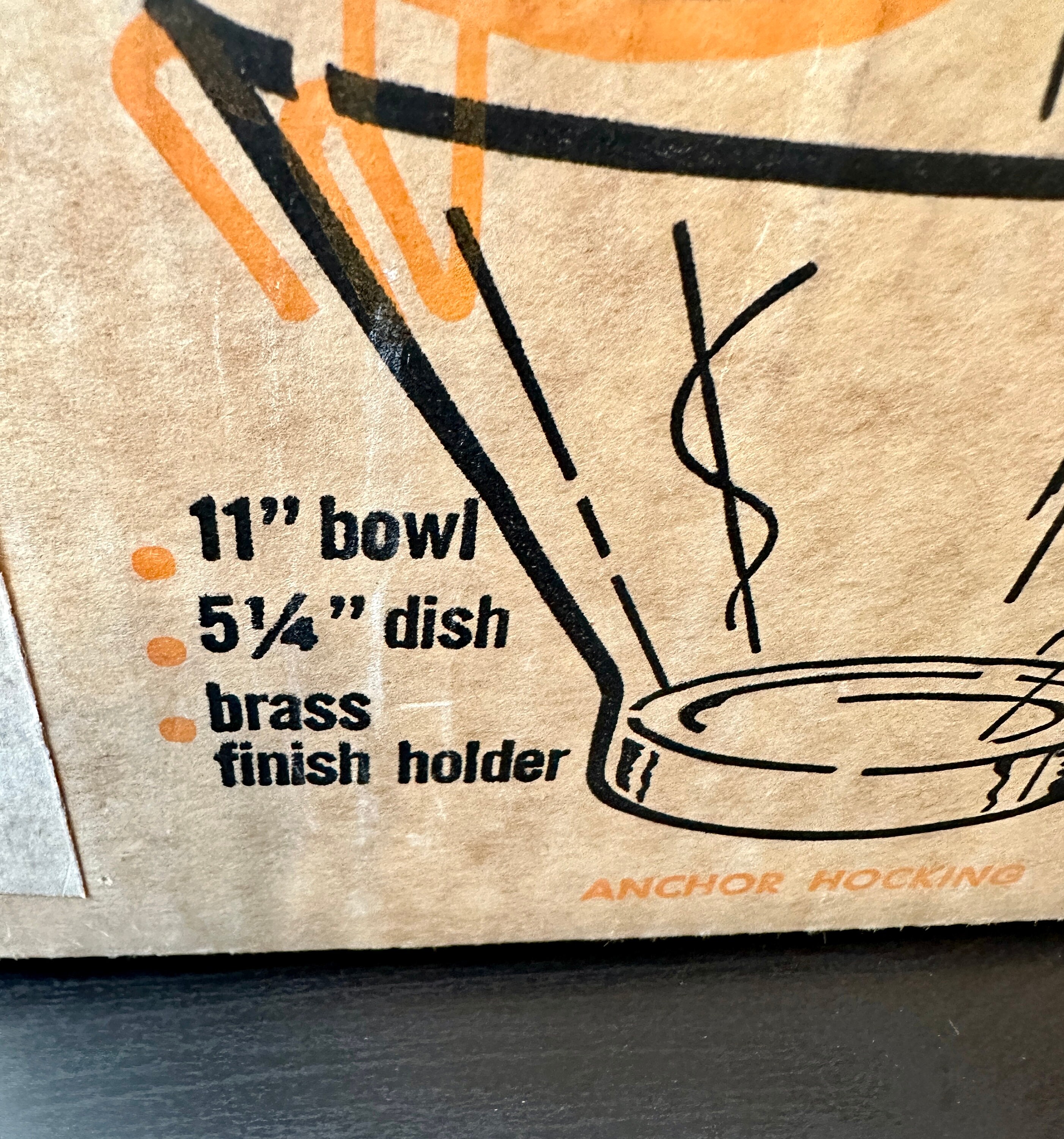 Anchor Hocking Chip and Dip Set Vintage Vtg Modernistic Etsy