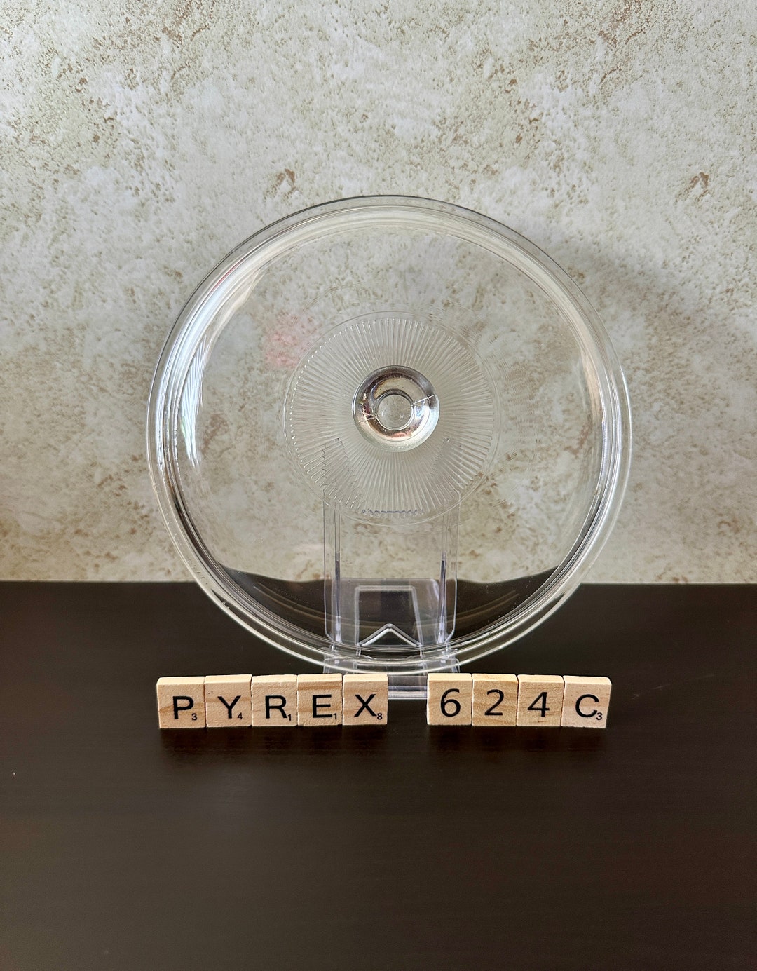 Pyrex/corning 624C Round Glass Lid Replacement Lids Vintage Vtg