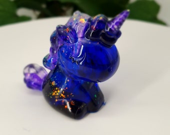 Unicorn made of epoxy resin