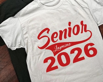 Senior 2026, Class of 2026 Shirt, Senior Retro Shirt, 2026 (any year) Seniors Shirt,High School Senior 2026 Tee,Class of 2026 Tee,Graduation