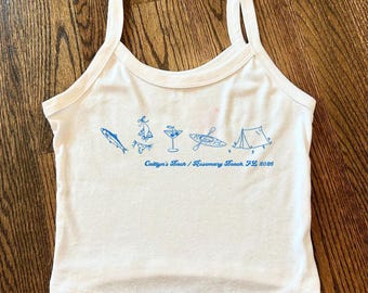 Custom Lake Bachelorette Tank Top, Camp Lake Bride Tank Top, Bridal Shower Shirt, Custom Camping Bride Gifts, Lake Bachelorette Tank Top 90s