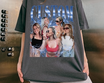 Custom 90s Vintage Bootleg Shirt, Custom Your Own Bootleg Idea Shirt, Custom Your Own Bootleg Tee, Bootleg Rap Tee, Girlfriend Birthday Gift
