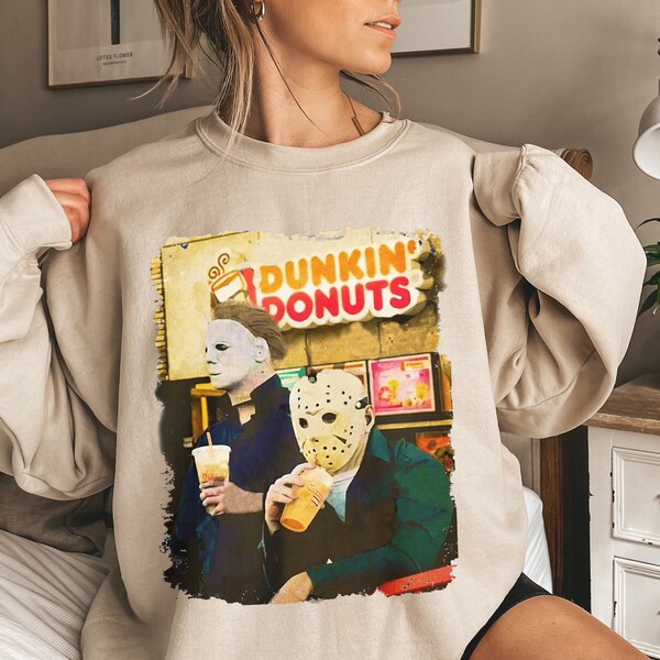 Halloween Killers Sweatshirt, Horror Movies Shirt, Jason Micheal Myers Shirt, Halloween Hoodie, Dunkin Donuts Shirt
