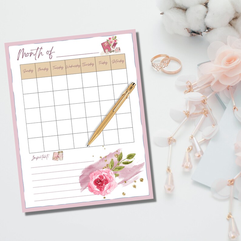 Girl Boss Planner Printable - Girl Boss Monthly Planner - Girl Boss ...