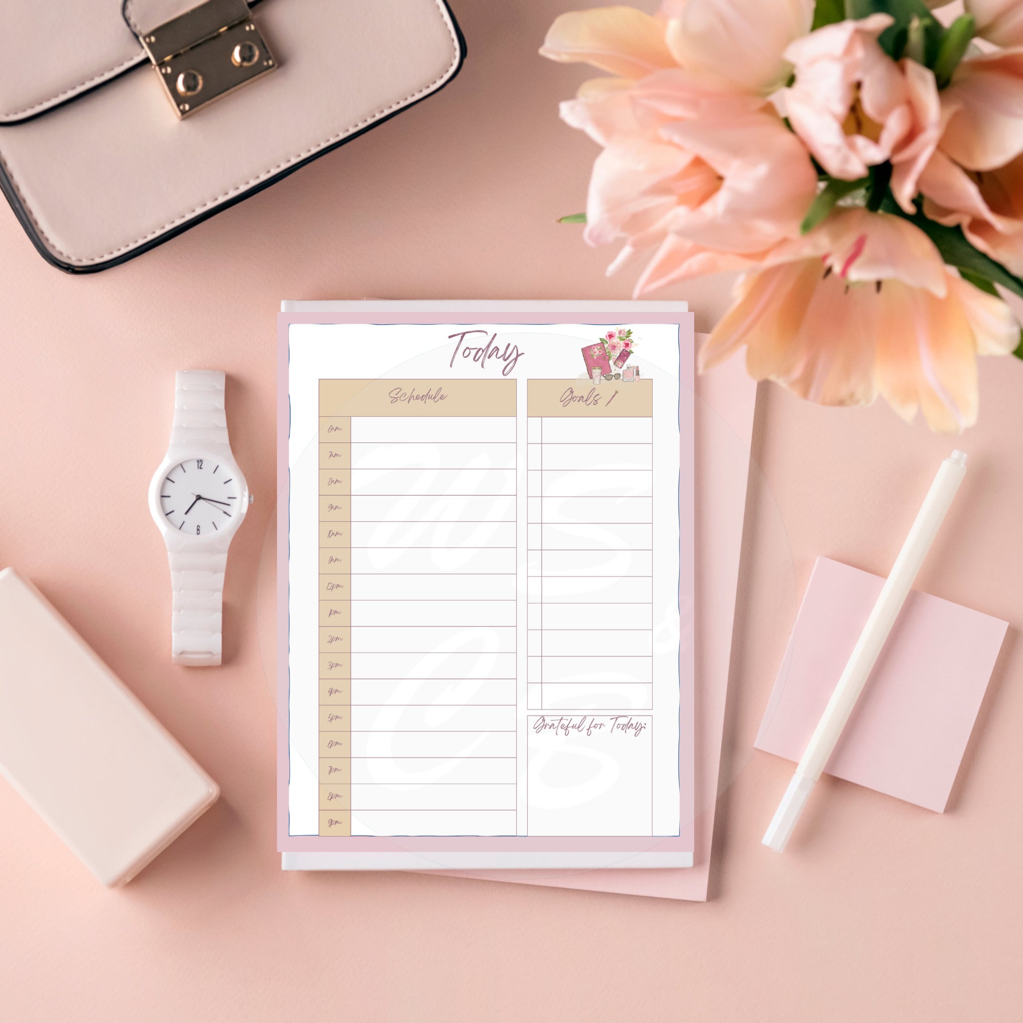 Girl Boss Planner Printable - Girl Boss Day Planner - Girl Boss Planner ...