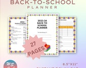 Back To School Planner Pages Back To School Planner Pdf Printable Student Planner Pages Printable Back To School Planner Printable Student