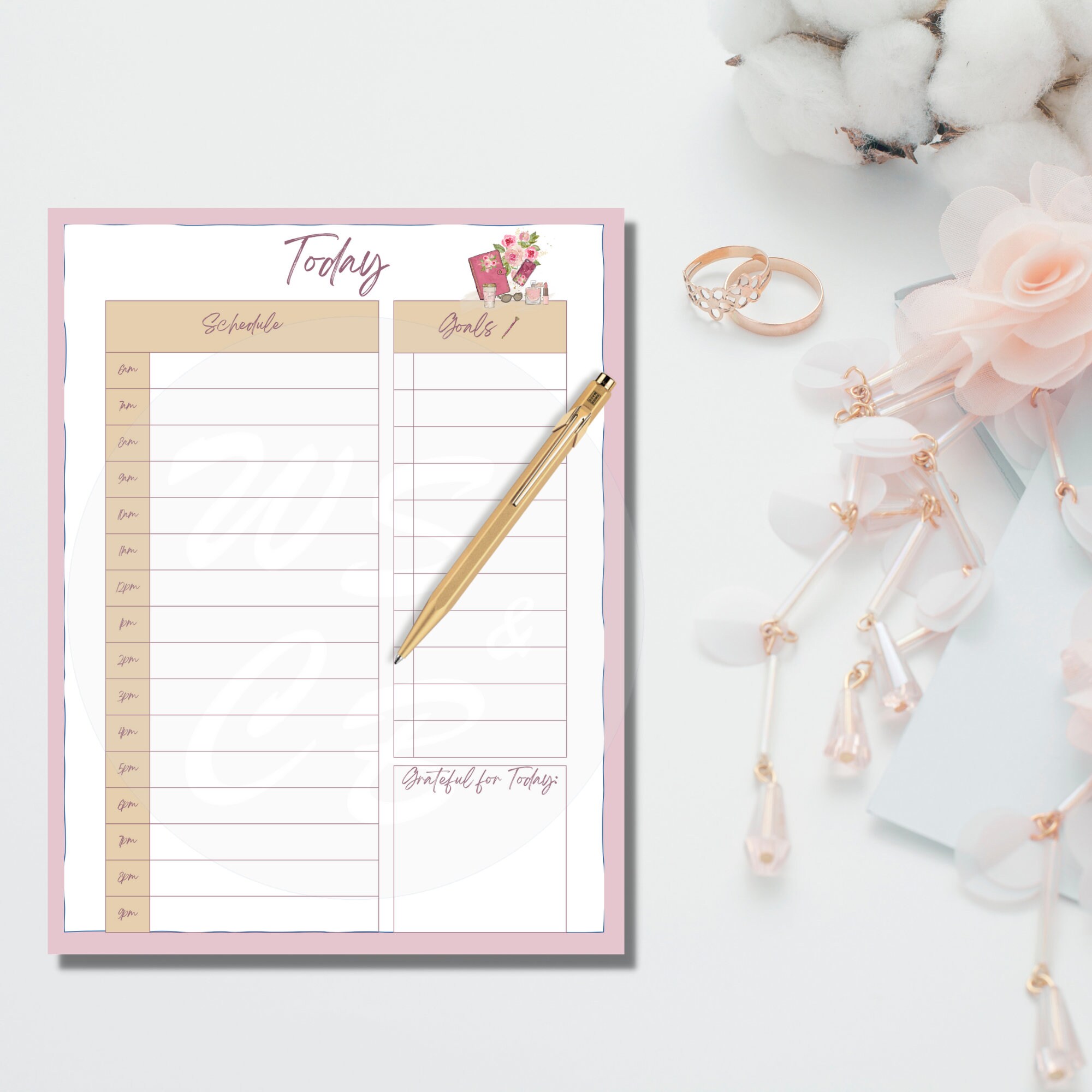 Girl Boss Planner Printable - Girl Boss Day Planner - Girl Boss Planner ...
