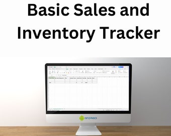 Outil de suivi des ventes et des stocks - Feuille de calcul de gestion d'entreprise - Outil de contrôle des stocks - Organiseur pour petites entreprises - Gestion des stocks Excel