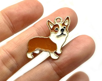 Corgi Bestie Needle Minder Pin or Pendant for Needle Safety Embroidery Buddy Dog Lover Gift for Corgi Rescue Gift for Crafter Present