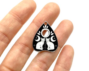 Ouija Cats Needle Minder Pin or Pendant for Needle Safety Embroidery Buddy Magic Pin for Occult Lover of Cat Present Planchette for Ouija
