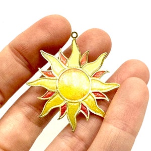 Sunny Days Needle Minder Magnetic Pin or Pendant for Needle Safety Gift for Crafters Embroidery Buddy Sun Pin for Teacher