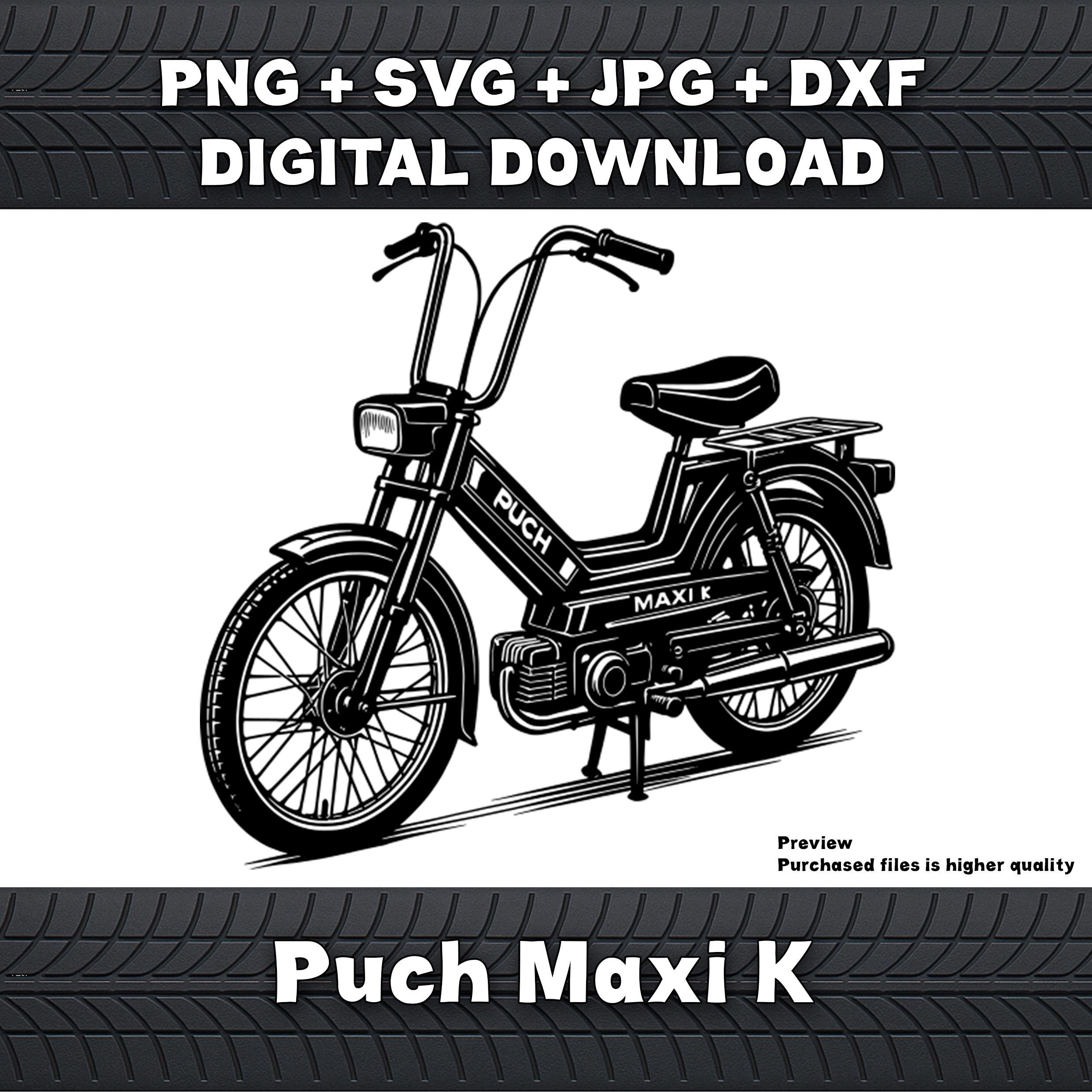 Puch Maxi Apehanger - SVG - PNG - JPG - Eps - Vector - Silhouette