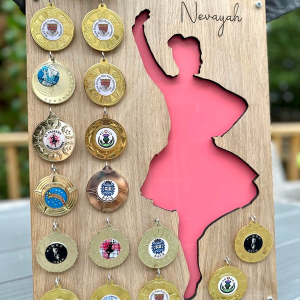 Highland Dancer Medal Display Board