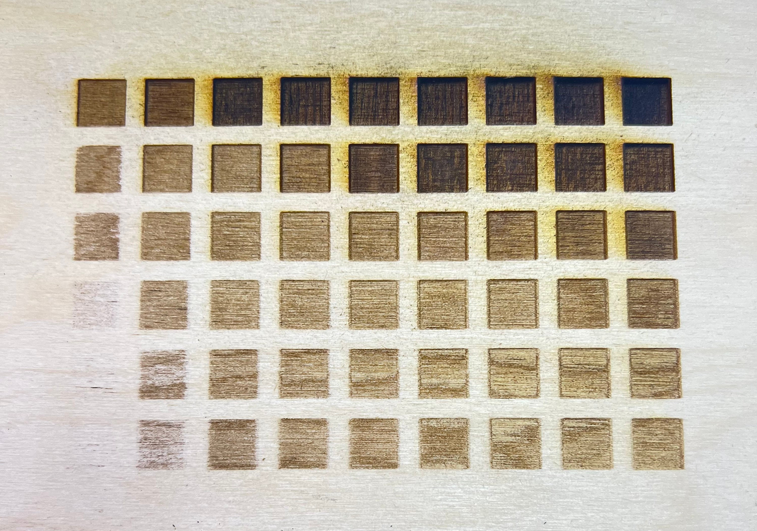 Test Grid (cut and Engrave) for Xtool Creative Suite - XCS File Instant ...