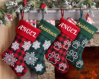 Christmas Stockings Personalized, Family Stocking, Custom name stockings, Embroidered name Stocking, Name Stocking, Christmas Decor