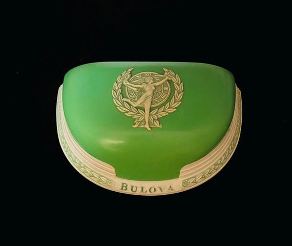 Vintage Original 1950’s Bulova Goddess of Time Watch or Ring Case Box
