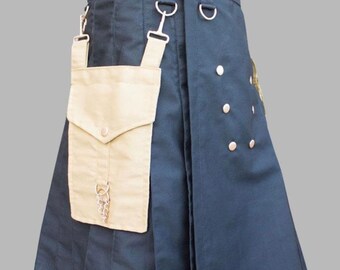 Kilt di utilità di moda fatti a mano per uomini Kilt scozzese