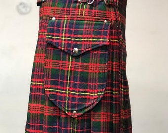 Camron Tartan Utility kilt da uomo scozzese fatto a mano