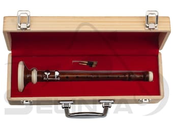 Handmade Bombard Chanter Palissandro Bombard Chanter + 2 ance e custodia rigida