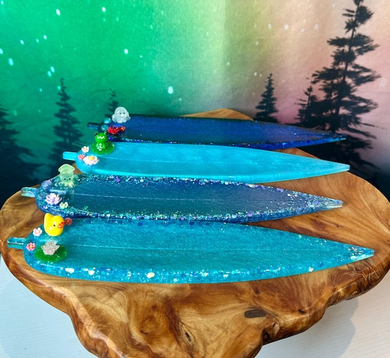 Water Friends Incense Holder / Handmade Home Decor / Cottage Core / Duck Pond / Lily Pond + Frog / Turtle / Novelty Incense Burner