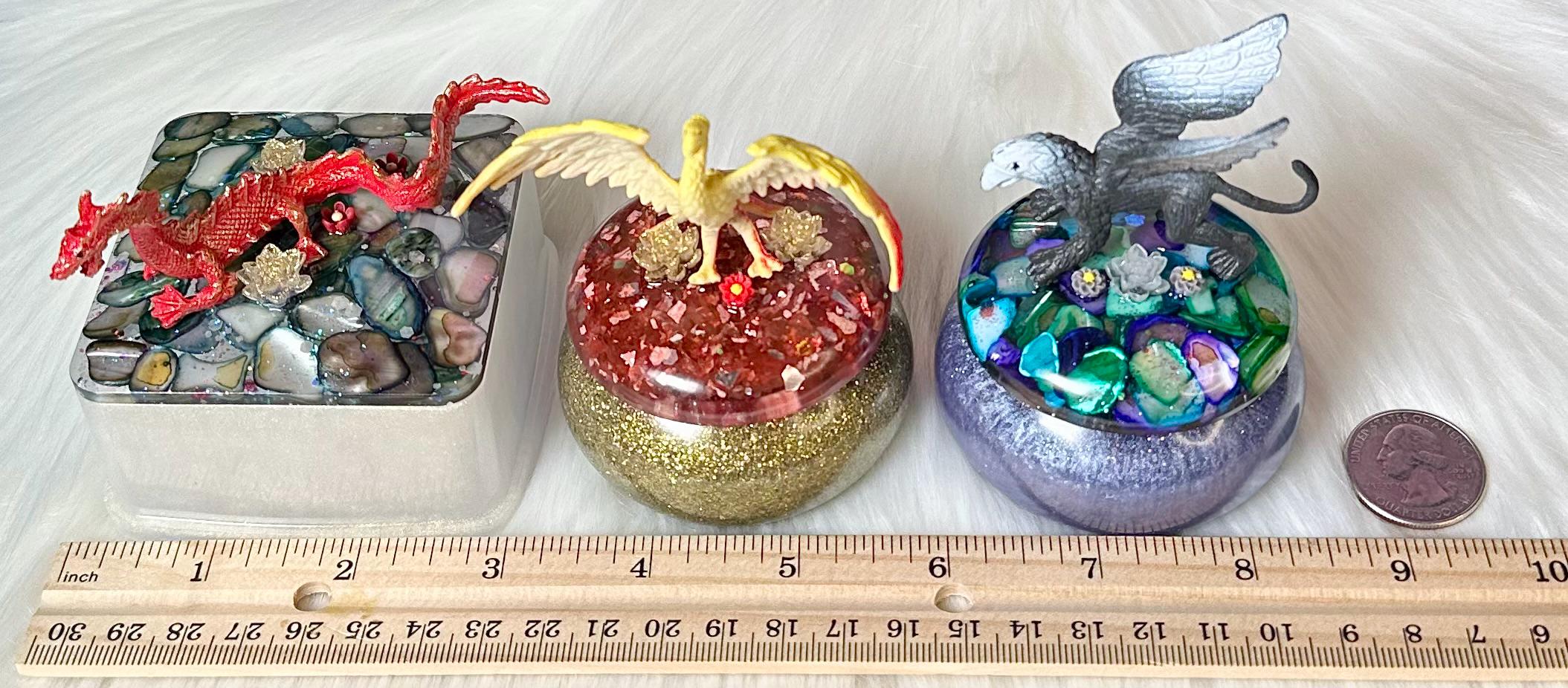 Creature Container Easy Mythical Creatures Trinket Box / Jewelry Box / Handmade Home Decor ...