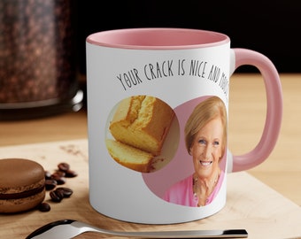 Coffee Mug, Coffee Lover Gift, Mary Berry Quotes, GBBO, Great British Bake Off, For Friend, Baking Humor, Funny Mug, Ceramic Mug 11oz