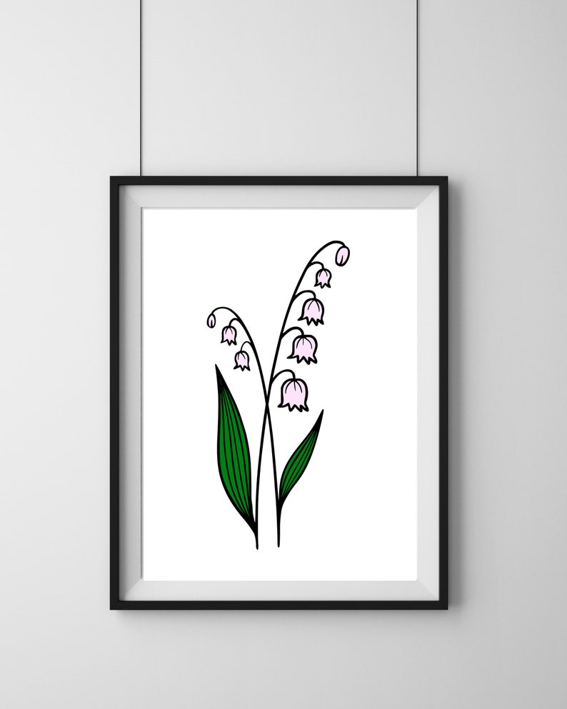 May Birth Flower Birth Month Flower PNG, Lily of the Valley Birth