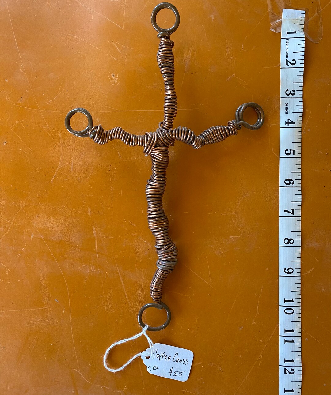 Copper Wire Cross With Aluminum Straps Approximately 11 Etsy