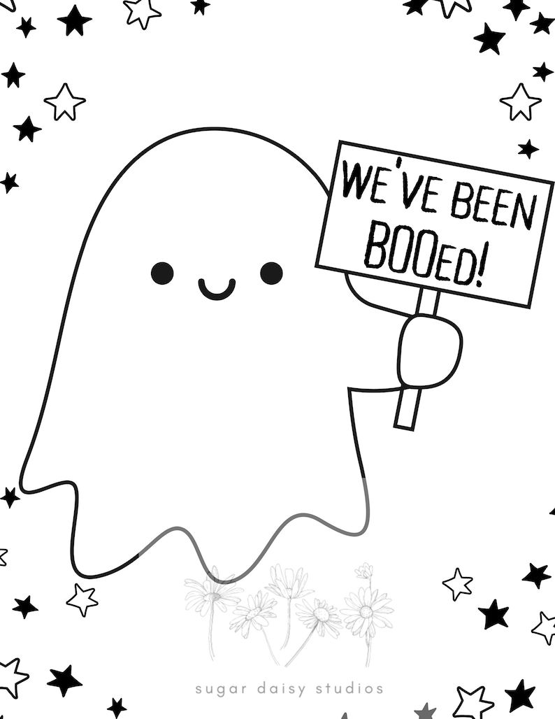 Halloween Printables You've Been Booed Fun Halloween Game Halloween Activity Easy to Print and Share INSTANT DOWNLOAD image 7