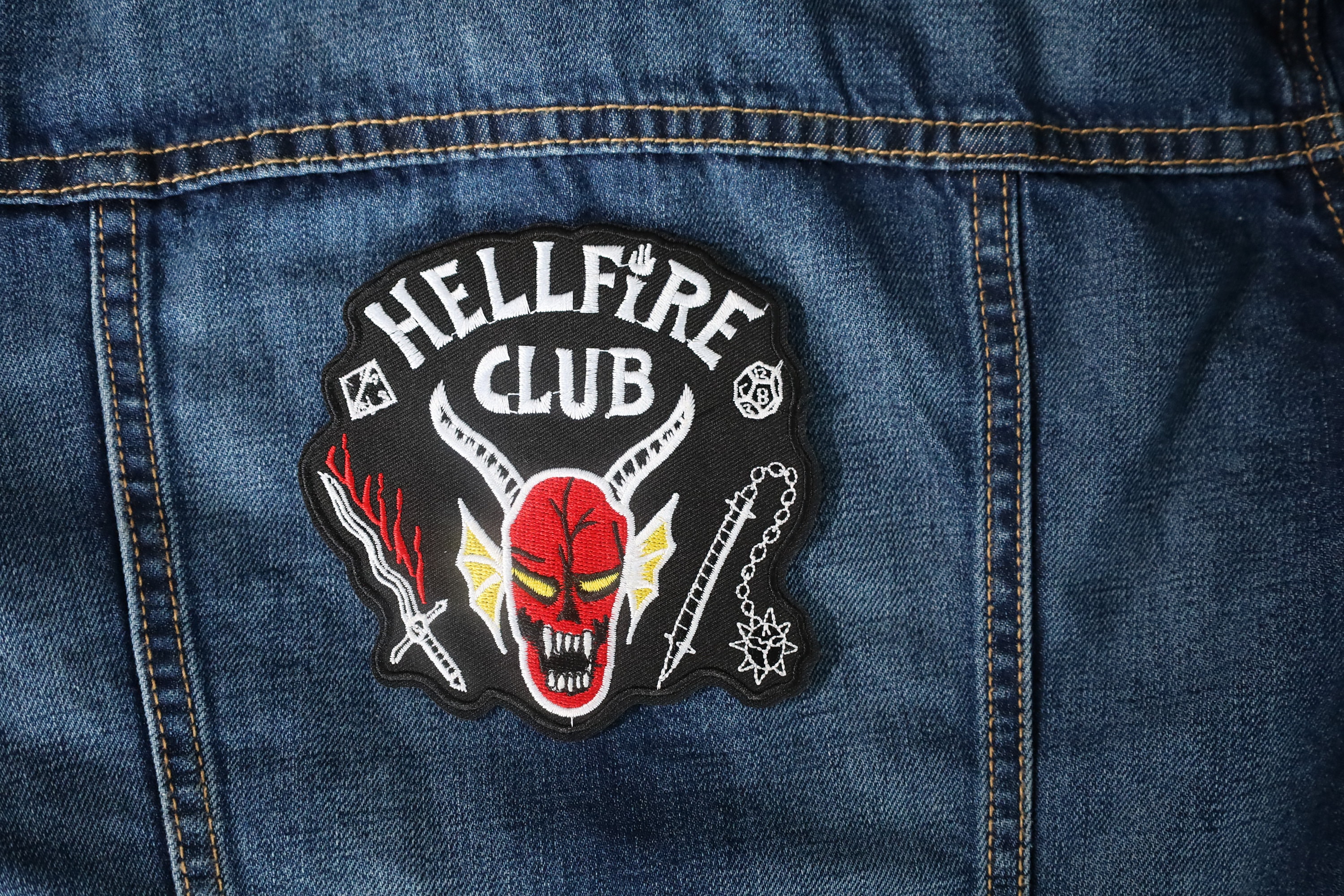 ᓚᘏᗢ nade on X: hellfire club shirt i made for cult pixie! 👹    / X