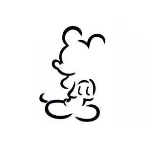 Disney Mickey Mouse Sticker | Car Tumbler Laptop Decal | Weatherproof | Waterproof