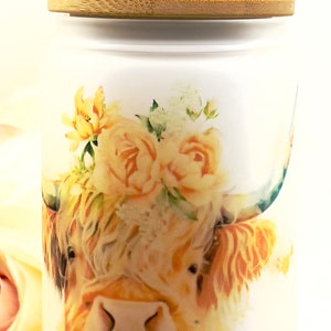 Tazza da caffè ghiacciato Highland Cow
