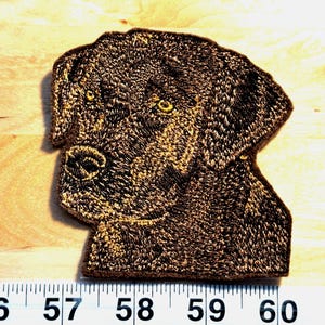 Embroidered Labrador Retriever Patch, Iron-On or Sew-On