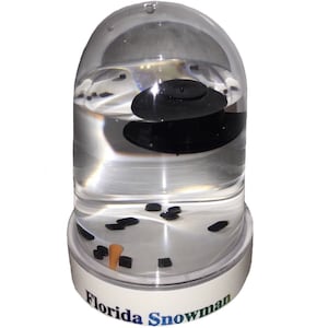 Melted Snowman Snowglobe - Florida, Arizona, California, Or Texas Snow Globe