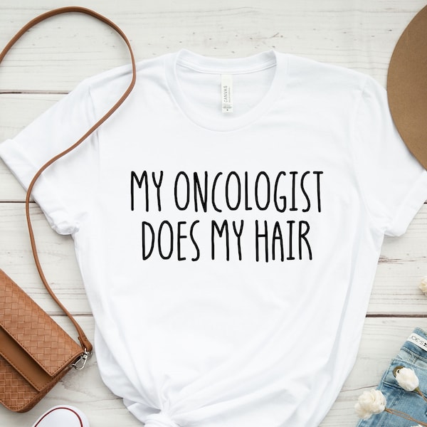 “My Oncologist Does My Hair” Adjustable Baseball Cap – Funny Novelty Trucker Hat, Natural Color - View #5