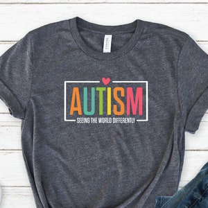 Autism Seeing The World Differently Shirt, Autism Shirt, Autism Awareness Shirt, Autism Shirt, Autism Month, Special Ed Teacher Shirt