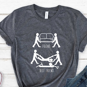 Friend vs Best Friend T-shirt, Funny Friend Shirt, Besties Shirts, Sarcastic Shirt, Funny Gift for Friend, Hilarious Shirt, Best Friend Tee