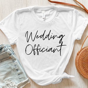 Wedding Officiant Shirt, Thank You Officiant Tee, Wedding Minister gift, Will you mary us tee for Wedding Officiant, Officiant Gift