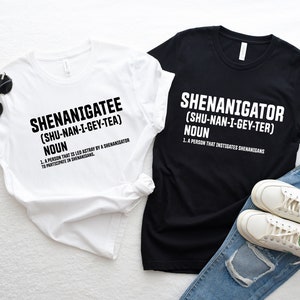 Funny Couples Shirt, Shenanigator, Shenanigatee, Definition Shirt, Couples Brunch Shirts, Couples Vacation Shirts, Shenanigans Matching Tee