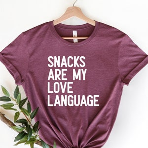 Snacks Are My Love Language Shirt, Funny Fact Shirt, Funny Toddler Shirt, Western Valentines Day, Cute Valentines Day Tee, Boys Toddler Tee
