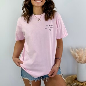 Mom to an Angel Comfort Colors Shirt, Angel Mama Tee, Grieve Mother, Pregnancy Loss Shirt, Miscarriage Keepsake, Baby Loss, Baby Remembrance image 2
