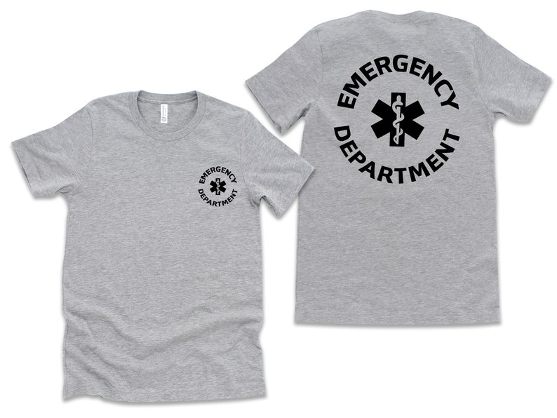 Emergency Department Nurse Shirt, ER Nurse Shirt, Emergency Medicine Nurse, Emergency Nurse Gift, Emergency Room Shirt, RN Shirt, Nurse Gift image 3
