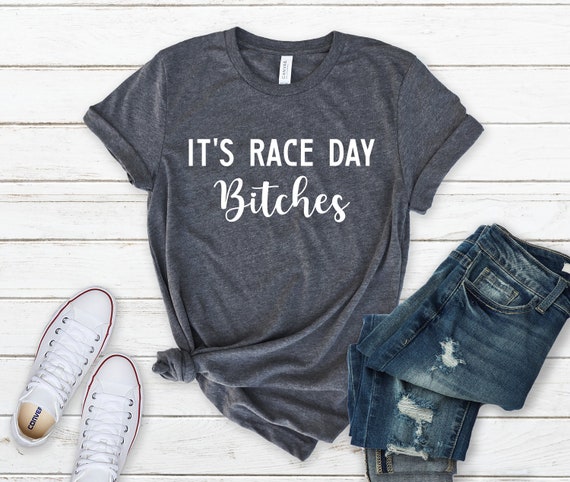 It's Race Day Bitches Shirt, Funny Stock Car Tee, Supercross Dirt Track, Dirt Bike Motocross, Sprint Car Drag Race Tee, Fan Racing Shirt