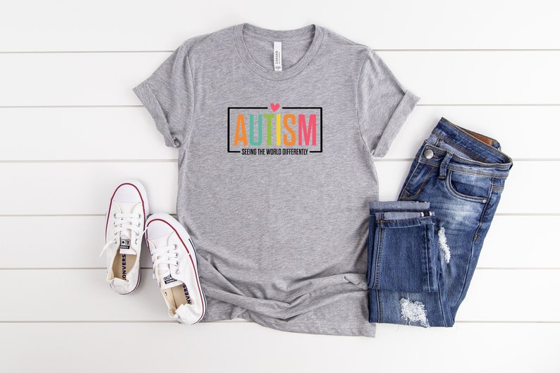 Autism Seeing The World Differently Shirt, Autism Shirt, Autism Awareness Shirt, Autism Shirt, Autism Month, Special Ed Teacher Shirt image 5